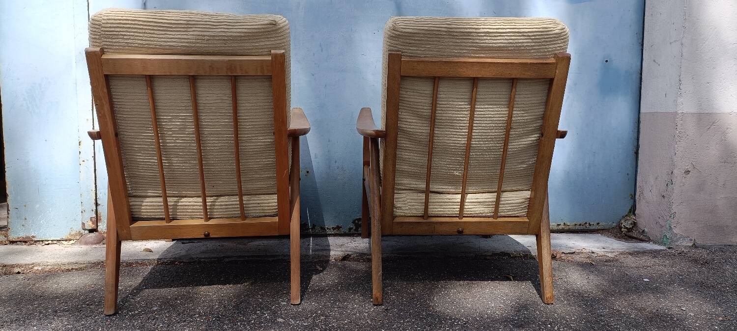 Pair of Scandinavian armchairs