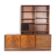 HP Hansen rosewood sideboard with bookcase, 1960's