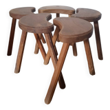 Set of 5 vintage tripods