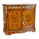 Cabinet vintage à deux portes avec dessus en marbre, années 1940