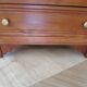 Art Deco chest of drawers in dark wood with 3 drawers, 1950s