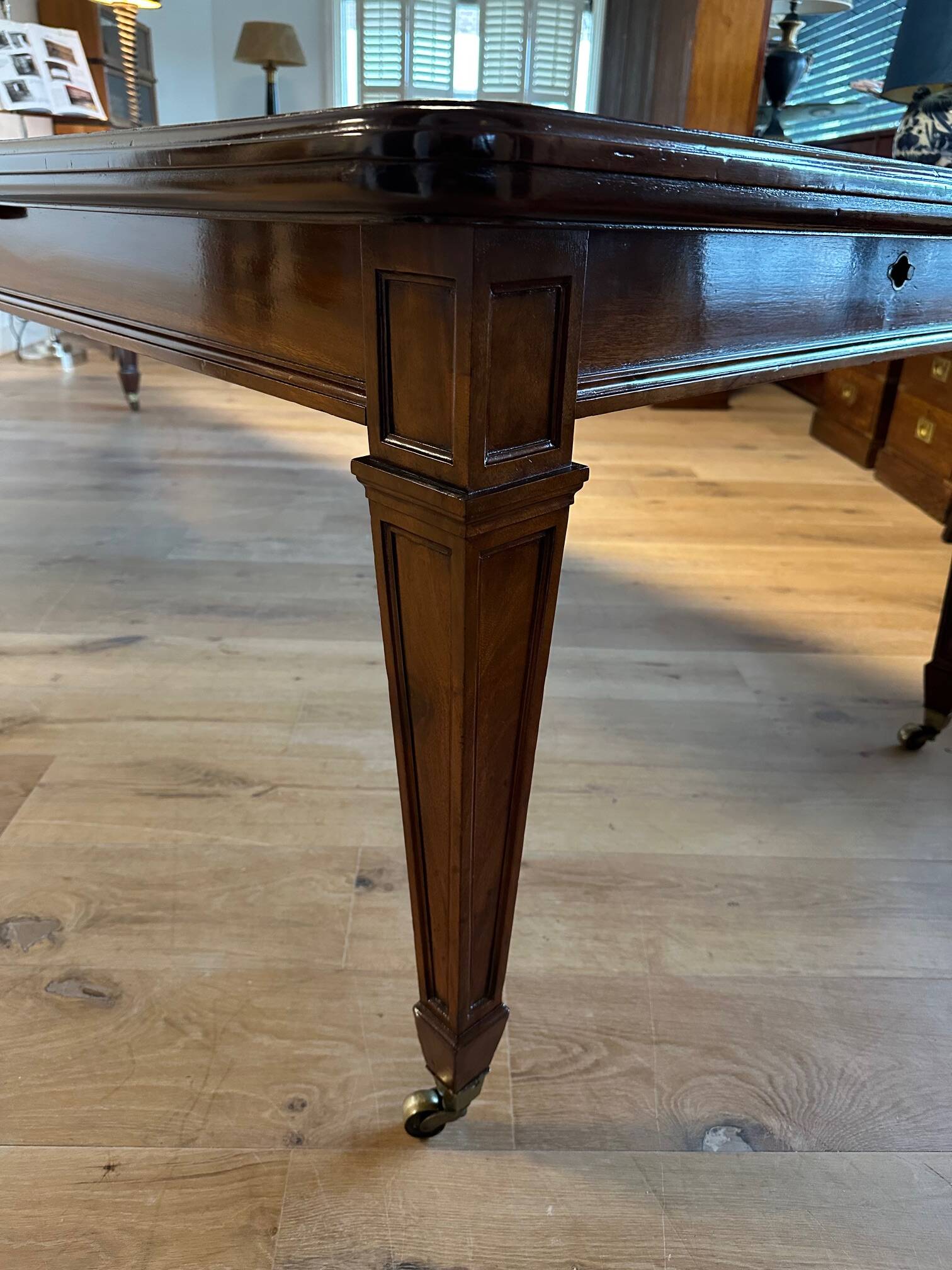 Large antique dining table