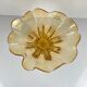 Amber glass bowl in Murano style, 1970, MF Cristal de Paris