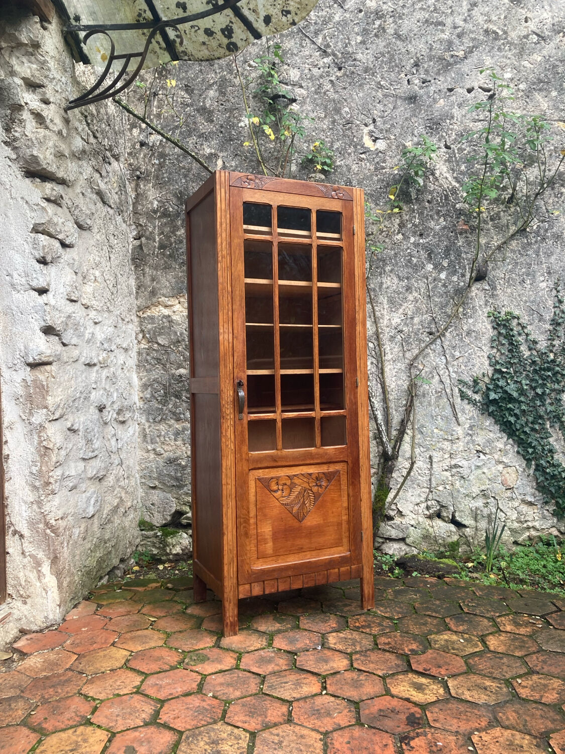 Armoire vitrée art déco