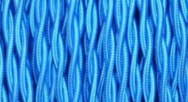 Lampe céramique câble 2 M tissu, abat-jour coton