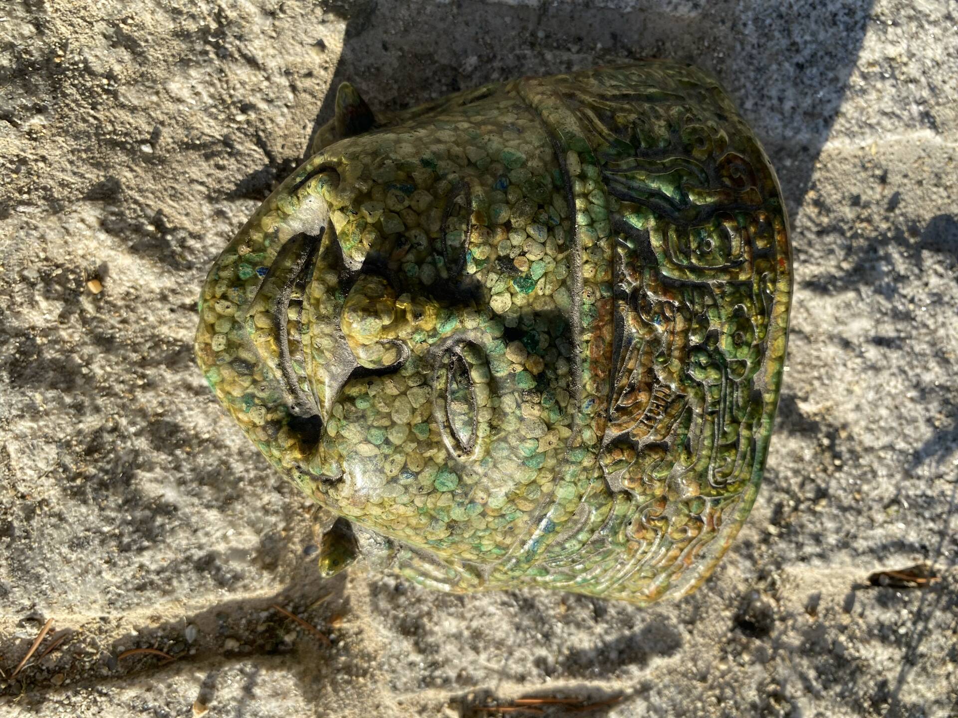 Maya Wall Mask Collection - Unique Stone Mosaic