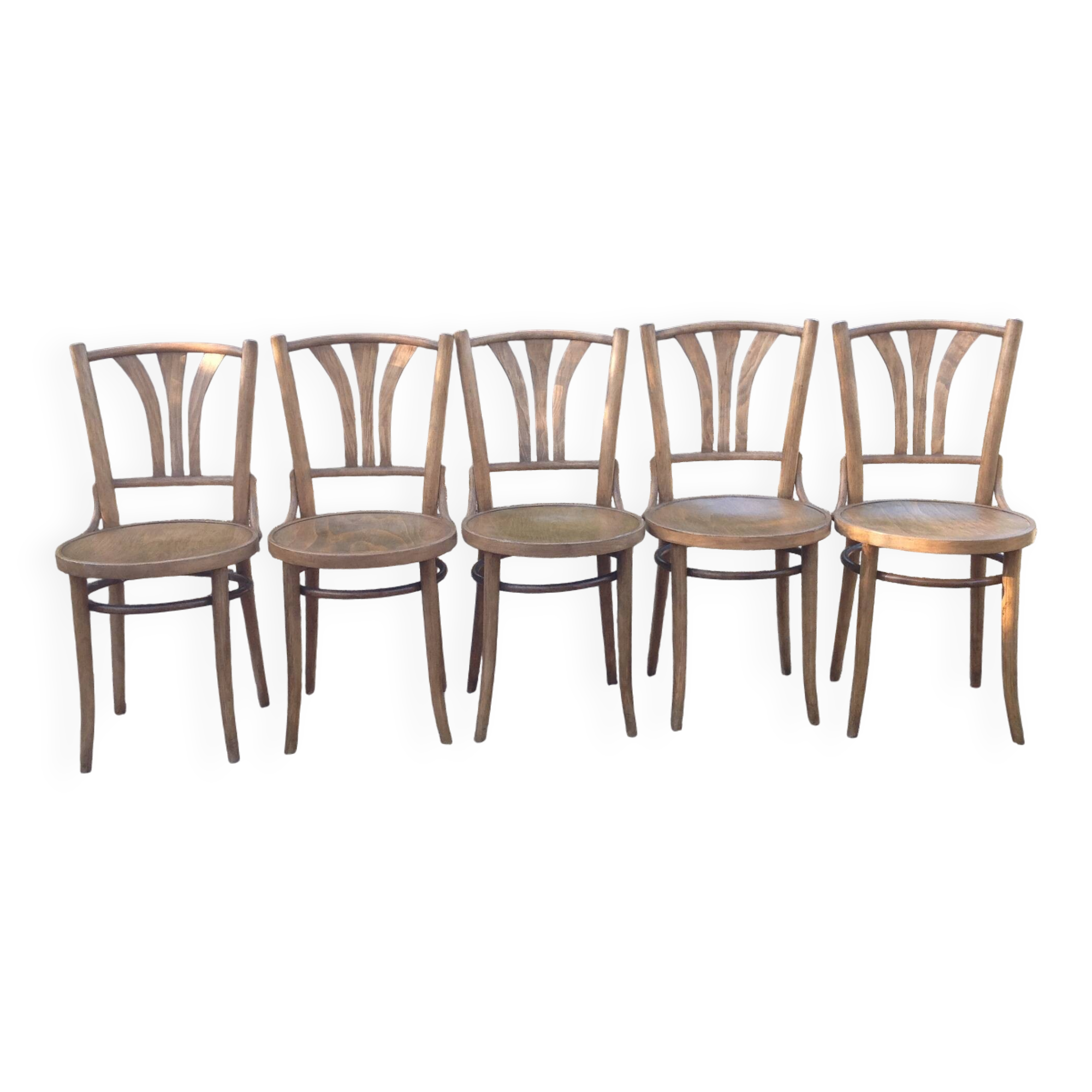 6 chaises bistrot vintage