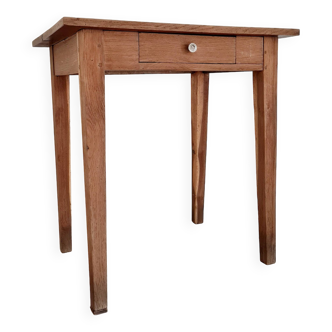 Table de ferme ancienne et son tiroir - petit bureau