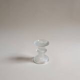 Glass candle holder