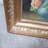 Old painting on canvas