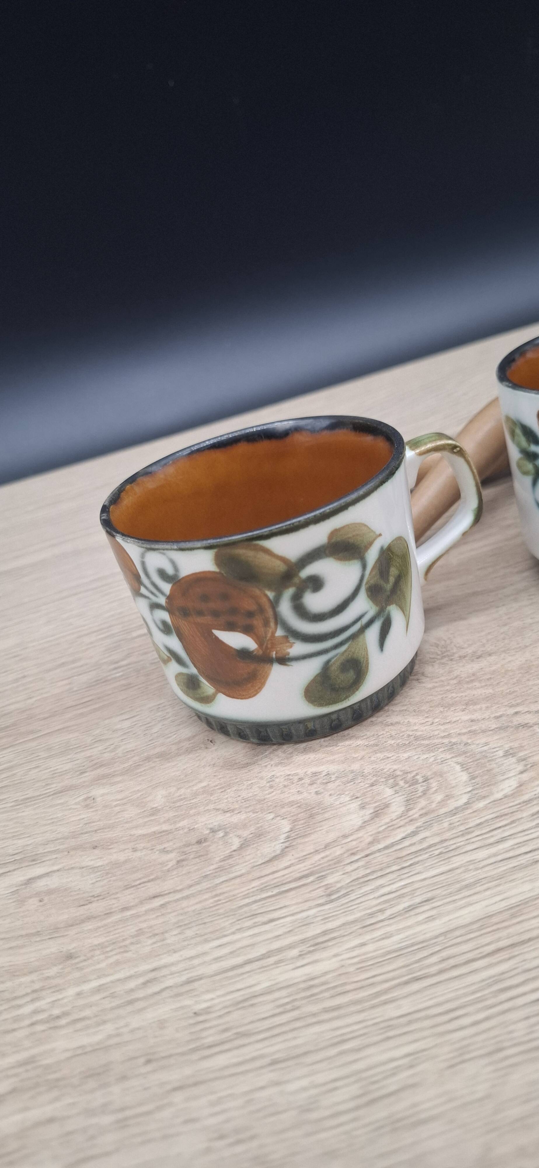 Set of 4 Argenteuil Boch cups 1966