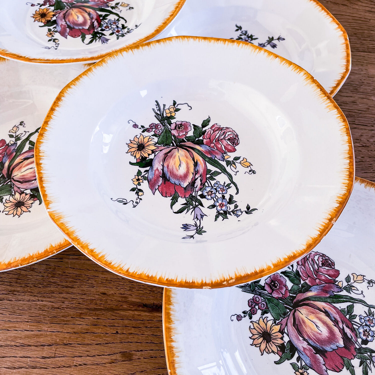 Service of 6 hollows Sarreguemines