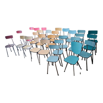 Set of 44 formica chairs
