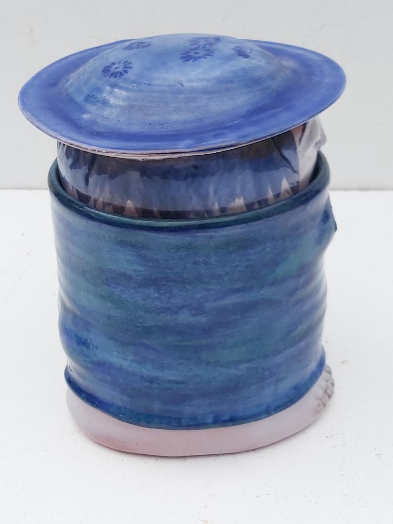 Anthropomorphic pot Robert and Jean Cloutier 20 cm