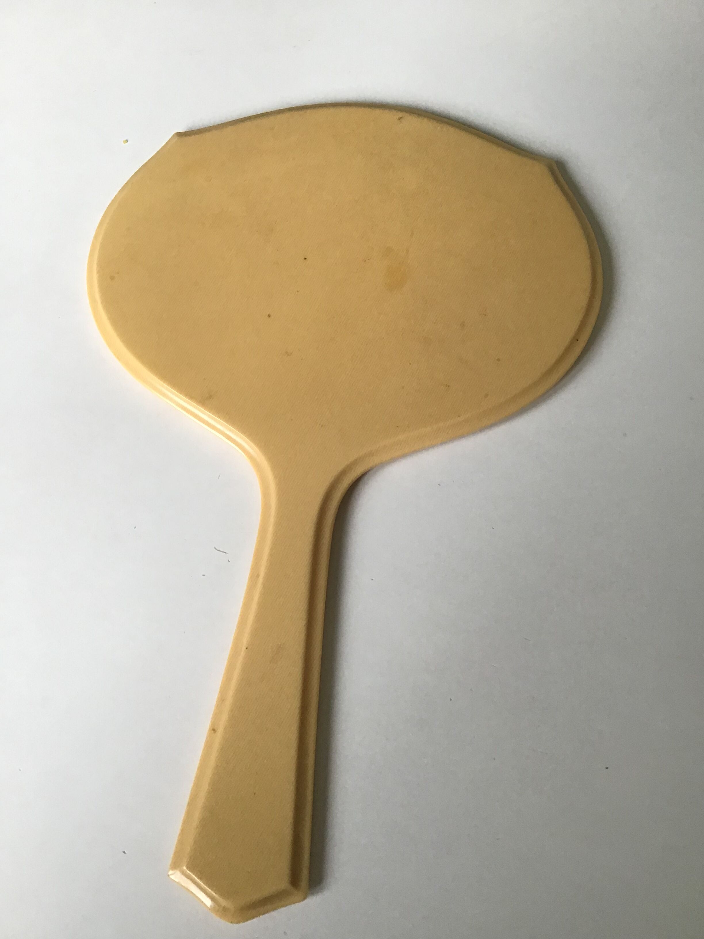 Hand mirror in bakelite