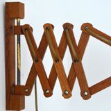 Scandinavian accordion lamp 1950s