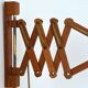 Scandinavian accordion lamp 1950s