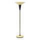 Floor lamp with white metal reflector, 1940s