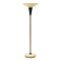 Floor lamp with white metal reflector, 1940s