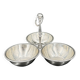Vintage appetizer display stand with three bowls
