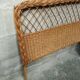 Vintage 50s rattan headboard