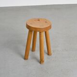 Tabouret par Charlotte Perriand pour les Arcs 1600, vers 1965