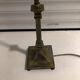 Brass floor lamp