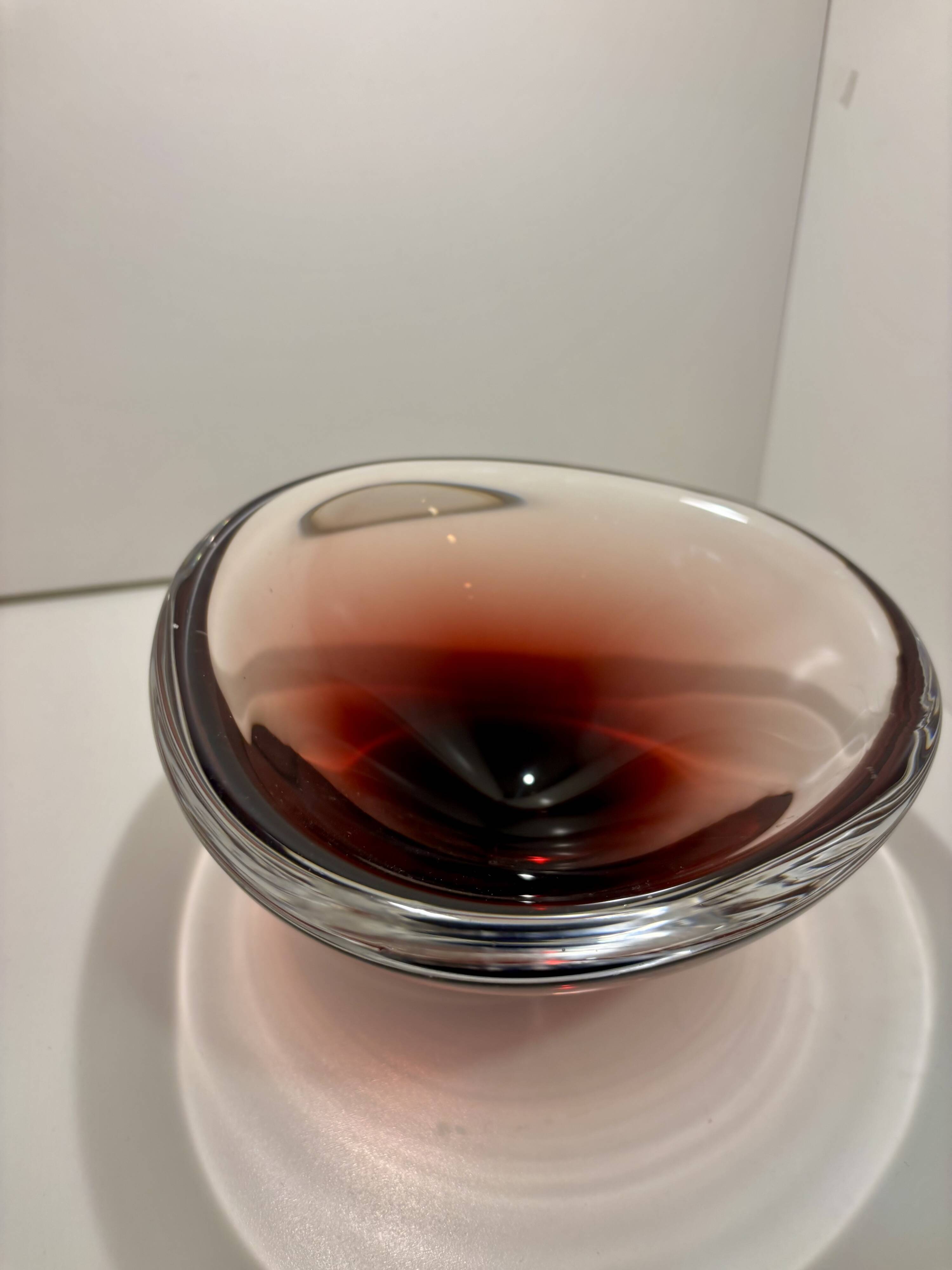 Glass bowl - Sven Palmqvist - Orrefors - Sweden - 1960