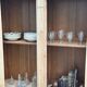 Two-part cherry wood sideboard