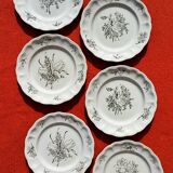 Porcelaine de Lunéville x6