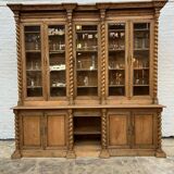 Oak apothecary cabinet, 19th century.