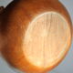 Teak wooden salad bowl and serving spoons, 1970s