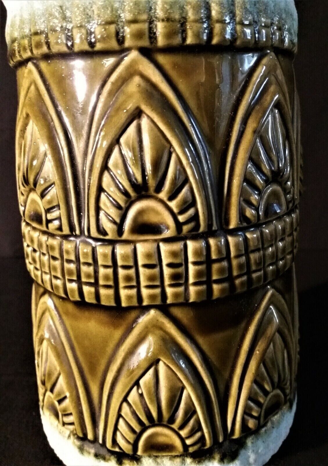 Vintage ceramic vase 60s Germany