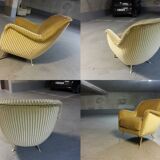 Sofa sofa Arc egg curve Arc 50s 60s Italian Arflex