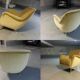 Sofa sofa Arc egg curve Arc 50s 60s Italian Arflex