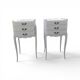 Pair of antique bedside tables