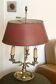 Three-burner Bouillotte Lamp - Empire Style - Very good condition