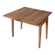 Table portefeuille ancienne extensible en bois massif brut