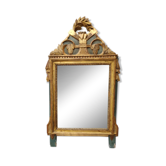 Wedding mirror era Louis 18th century 47x80cm