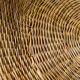 Large wicker basket armchair, Italy, 1970s