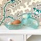 Rabbit-shaped molded glass candy box