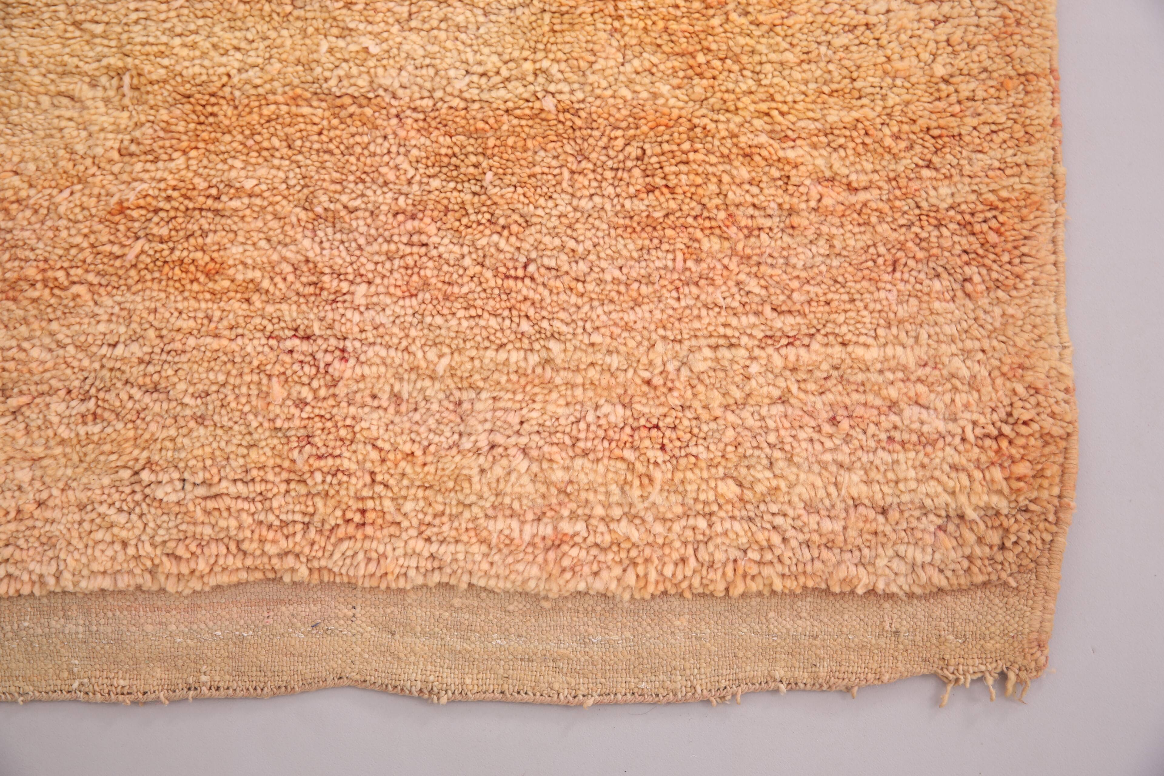 Vintage Moroccan Runner Rug 91 x 292 cm - Orange Runner Rug - Berber Rug