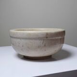 Vintage 20th-century natural marble bowl or decorative dish.