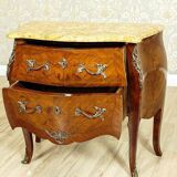 Neo-Rococco Inlaid Dresser Veneered with Mahogany, 1930