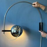 Wall lamp in chrome Herda eyeball space age