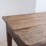 Table à manger primitive italienne XVIIIe siècle