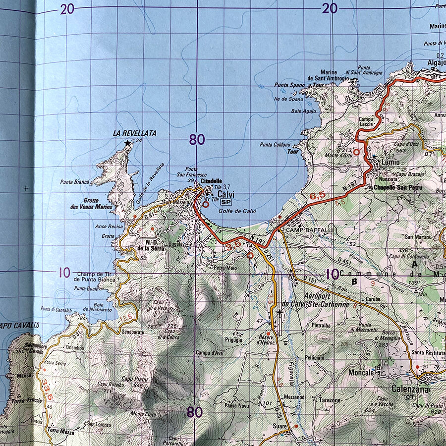 Calvi Map 1981