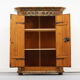 Painted folk art bridal cabinet 1817
