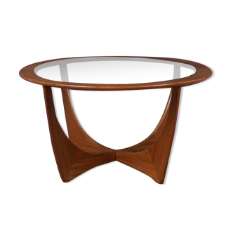 G plan fresco astro teak & glass coffee table, 1960