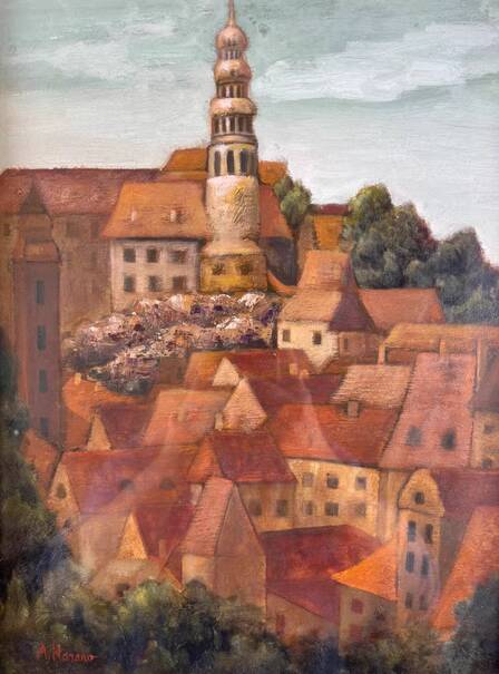 Castle Oil on canvas